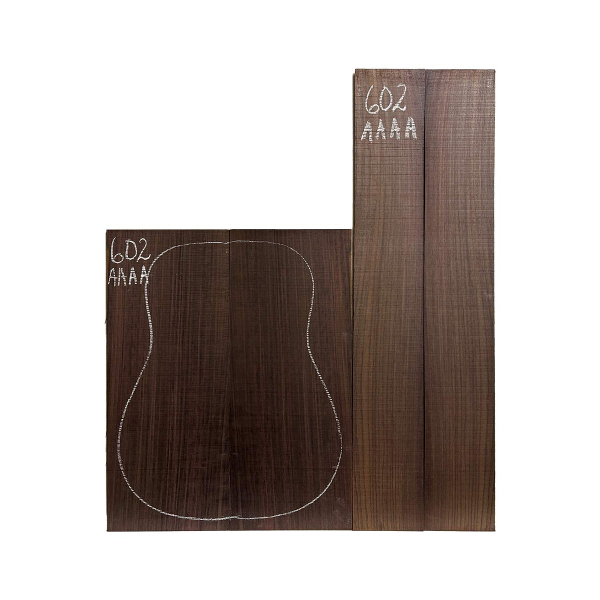 Pack of 5, East Indian Rosewood Dreadnought/Classical Guitar Set Exotic Wood Zone 