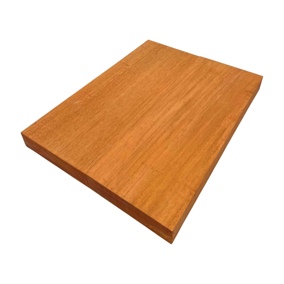 Fijian Mahogany Guitar Body Blank - 19" x 14-1/2" x 1-3/4" ,8 Lbs (2 Pcs Glued) #602