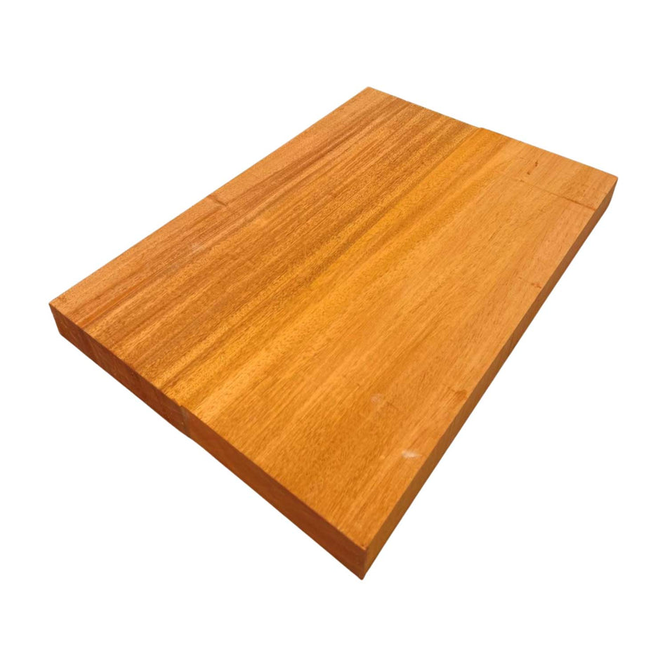 Fijian Mahogany Guitar Body Blank - 21" x 14-3/8" x 1-3/4" ,9 Lbs (2 Pcs Glued) #603