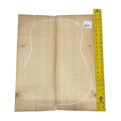 European Spruce Bookmatched Dreadnought Guitar Tops 