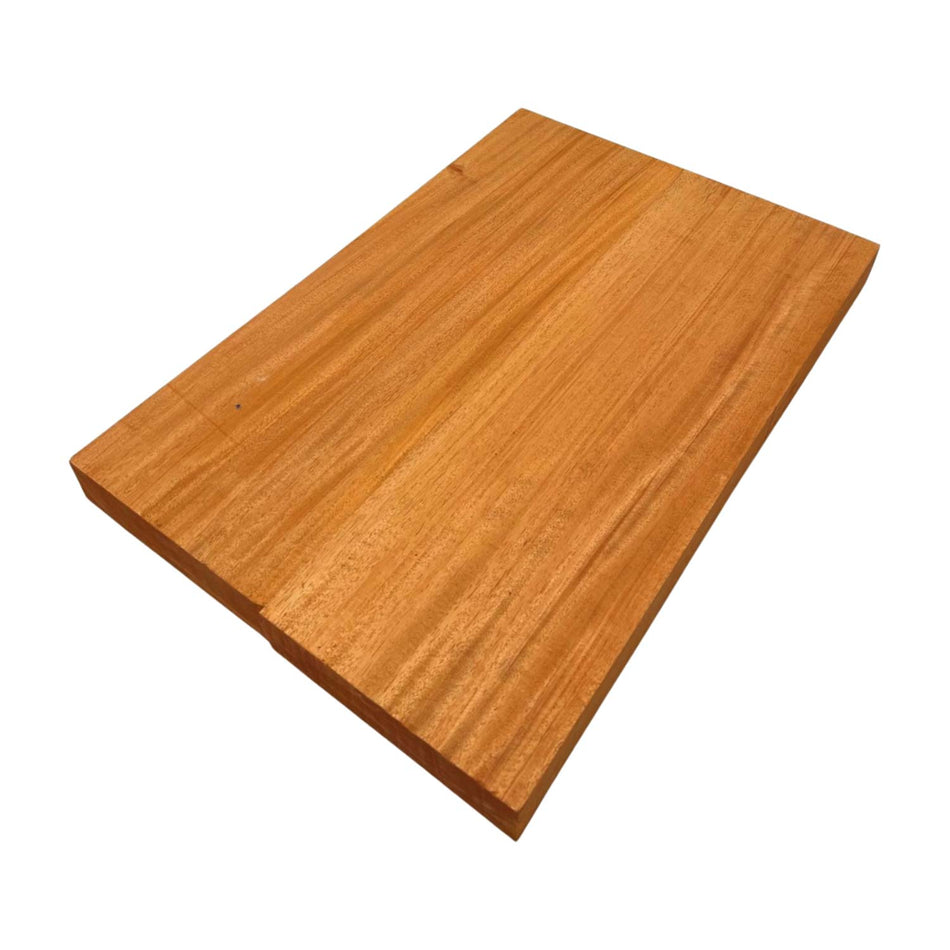 Fijian Mahogany Guitar Body Blank - 21" x 14-1/2" x 1-3/4" ,9 Lbs (2 Pcs Glued) #604