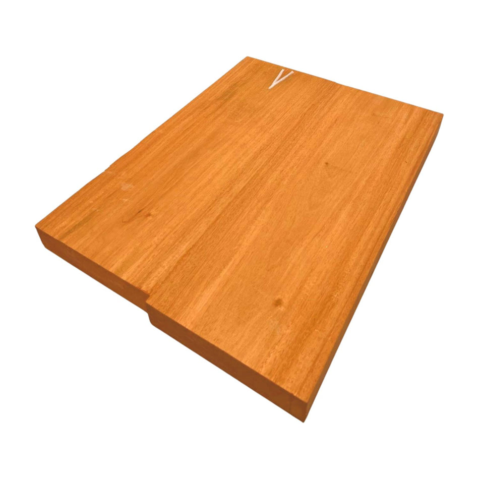 Fijian Mahogany Guitar Body Blank - 20-1/2" x 15-1/2" x 1-3/4", 10 Lbs (2 Pcs Glued) #607