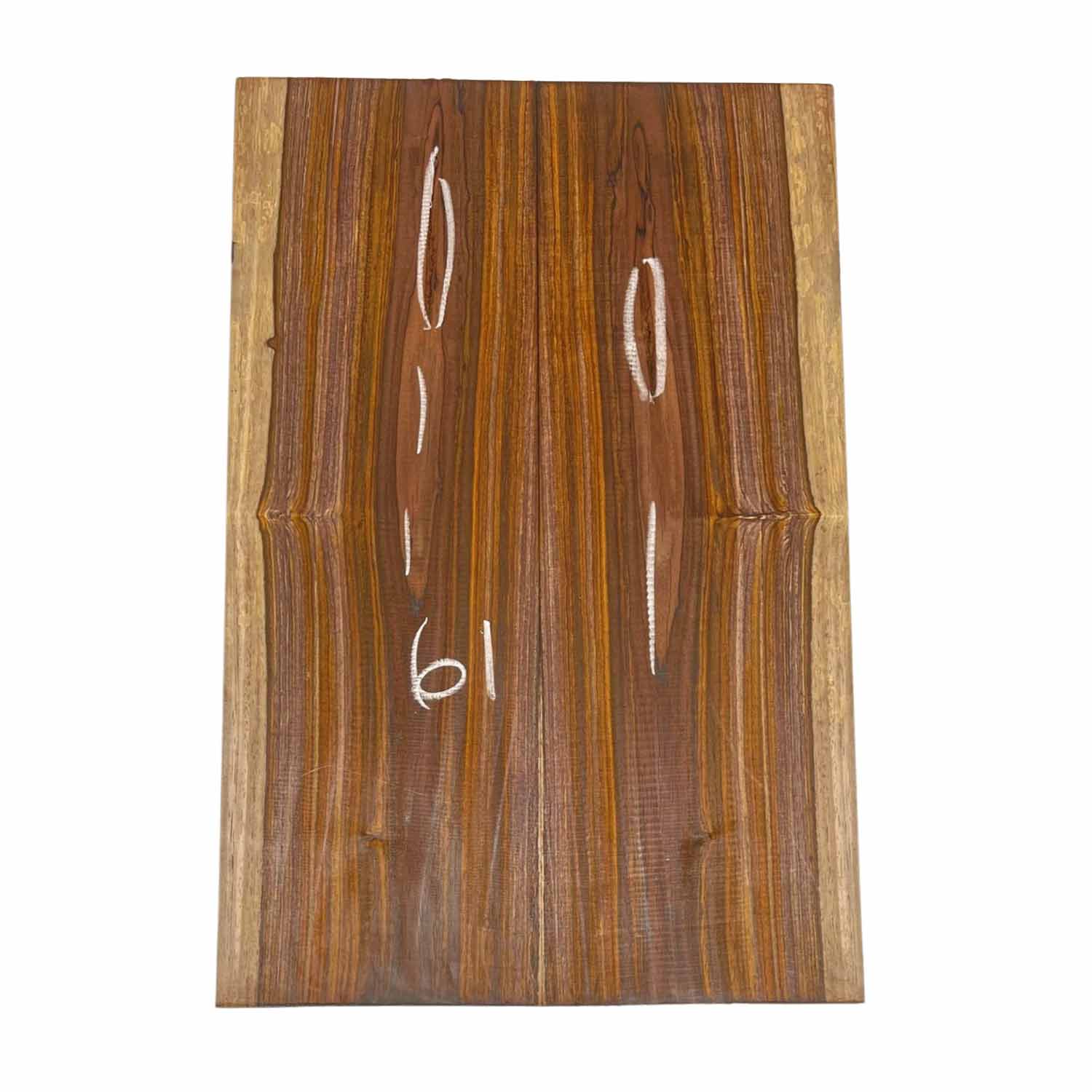 Cocobolo Bookmatched Guitar Drop Top Set - 21&quot; x 7&quot; x 3/8&quot; 