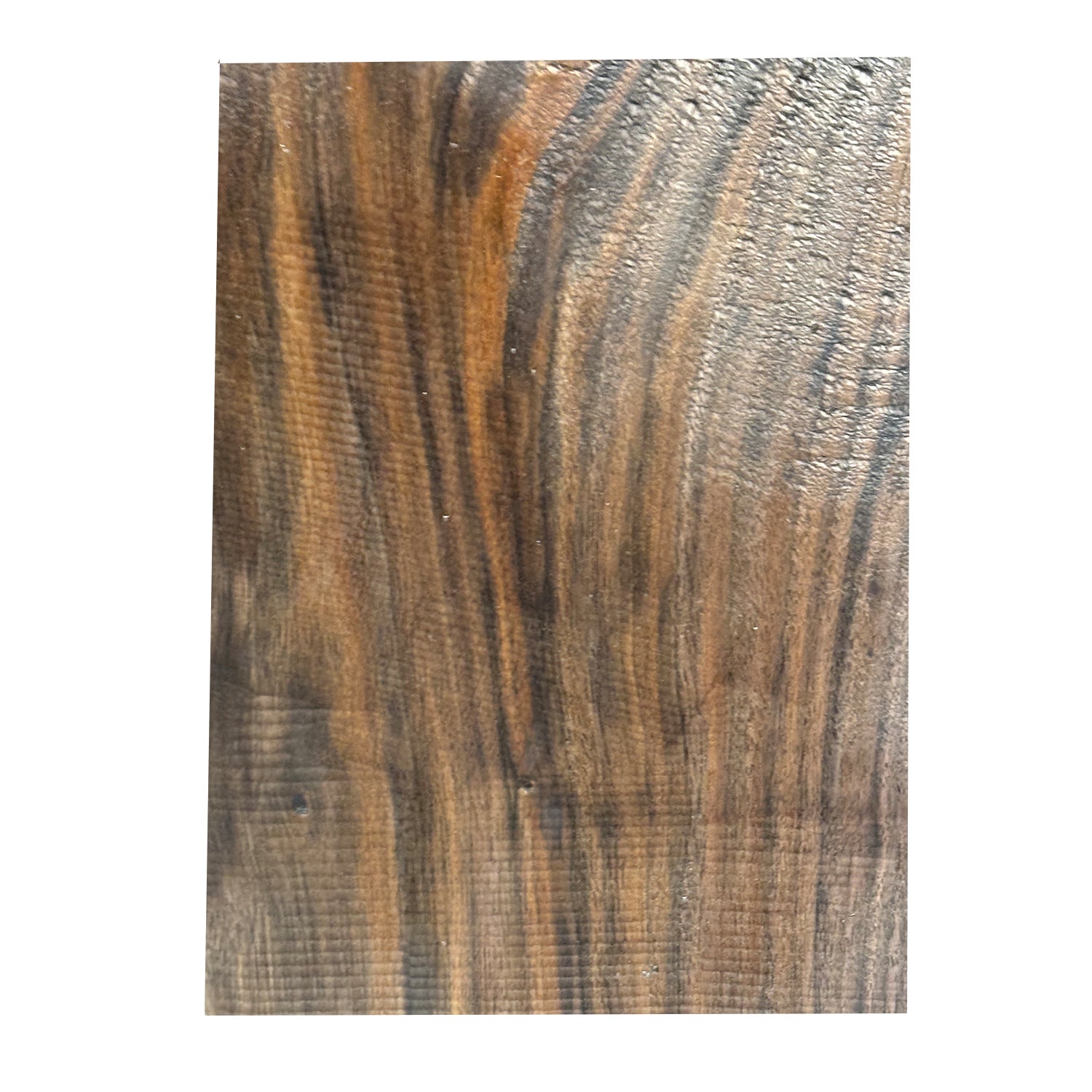 Hermosas y raras losas/galletas de borde vivo de madera negra africana - 24&quot;x24-1/2&quot;x3&quot;, 