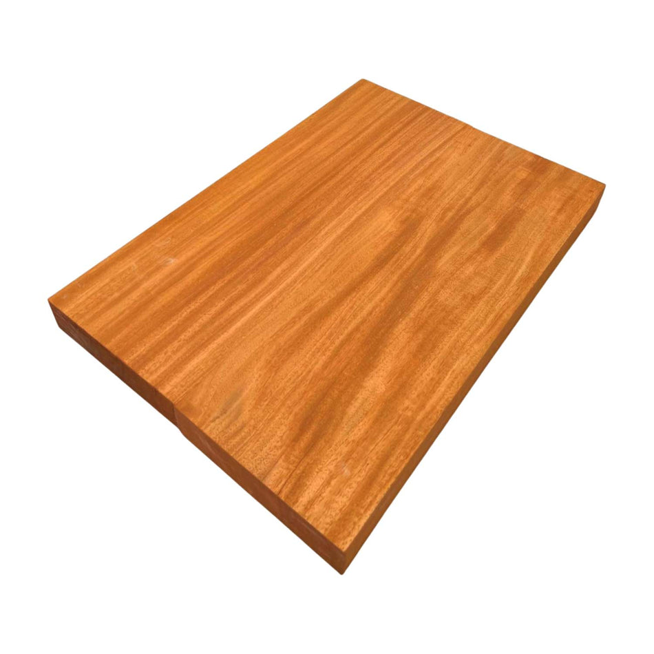 Fijian Mahogany Guitar Body Blank - 20" x 14-1/2" x 1-3/4", 11 Lbs (2 Pcs Glued) #610