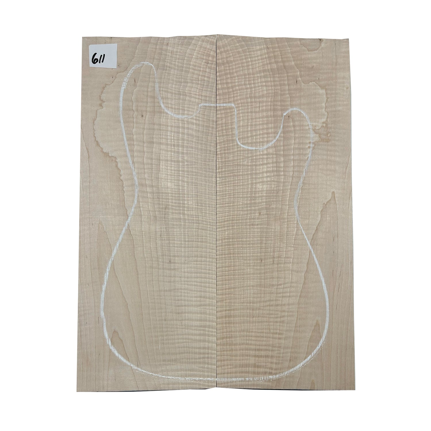 Flame Hard Maple Guitar Drop Top AAAA Grade - 21