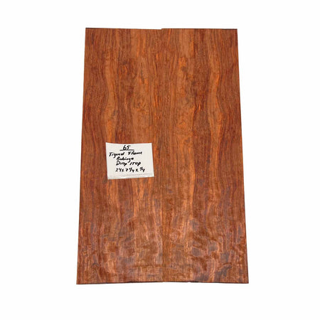 Figured Flame Bubinga Drop Top 24" x 7-1/4" x 1/4" #65 - Exotic Wood Zone 