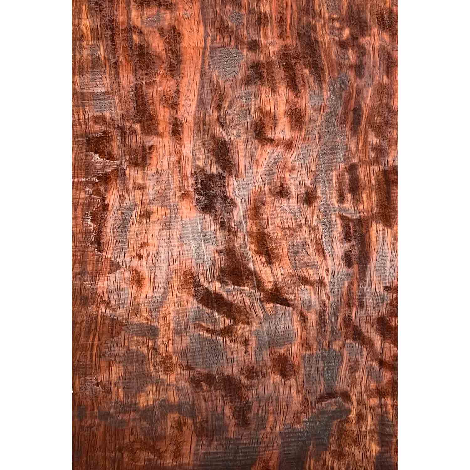 Figured Flame Bubinga Drop Top 24&quot; x 7-1/4&quot; x 1/4&quot; 