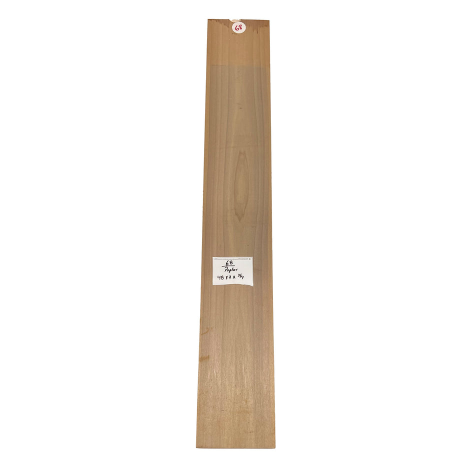 Poplar Lumber 48" x 7" x 3/4" #68