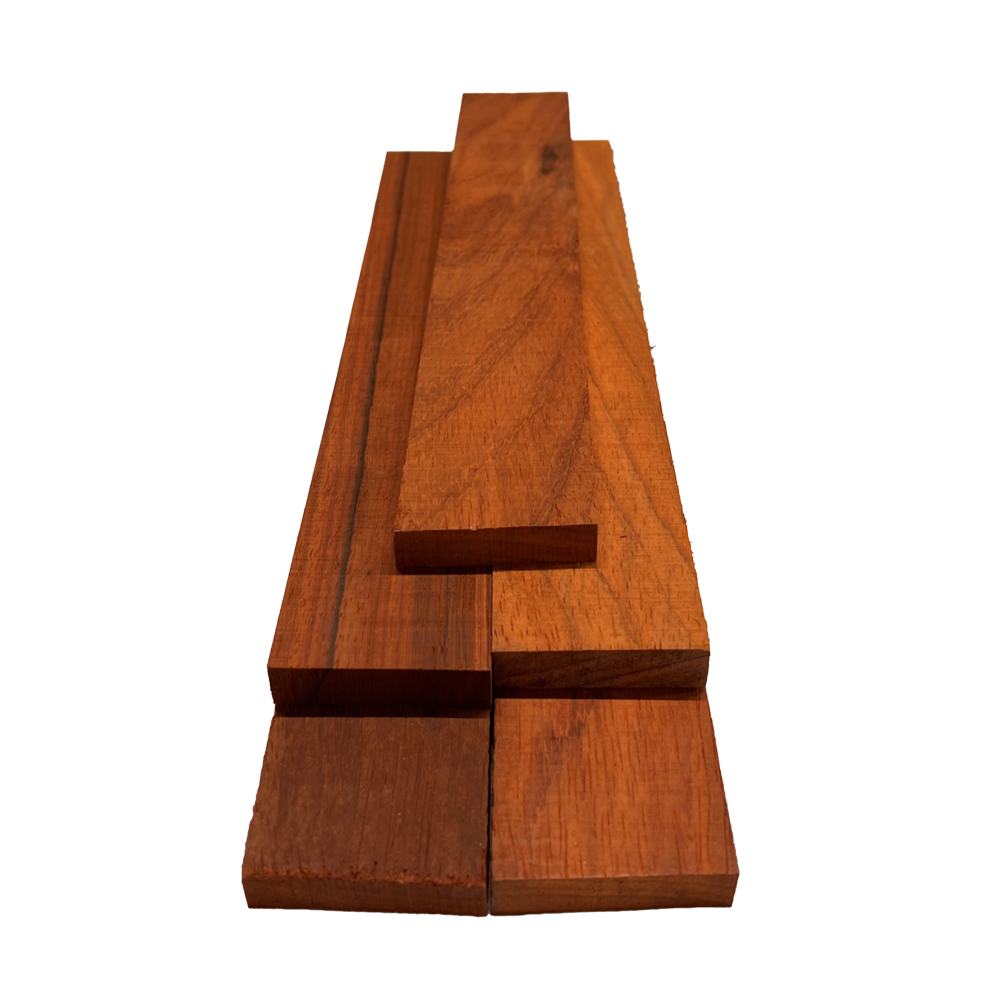 Pack of 5, Padauk Wood Cut Offs, DIY Craft Carving Lumber Cutoffs - Exotic Wood Zone - Buy online Across USA 