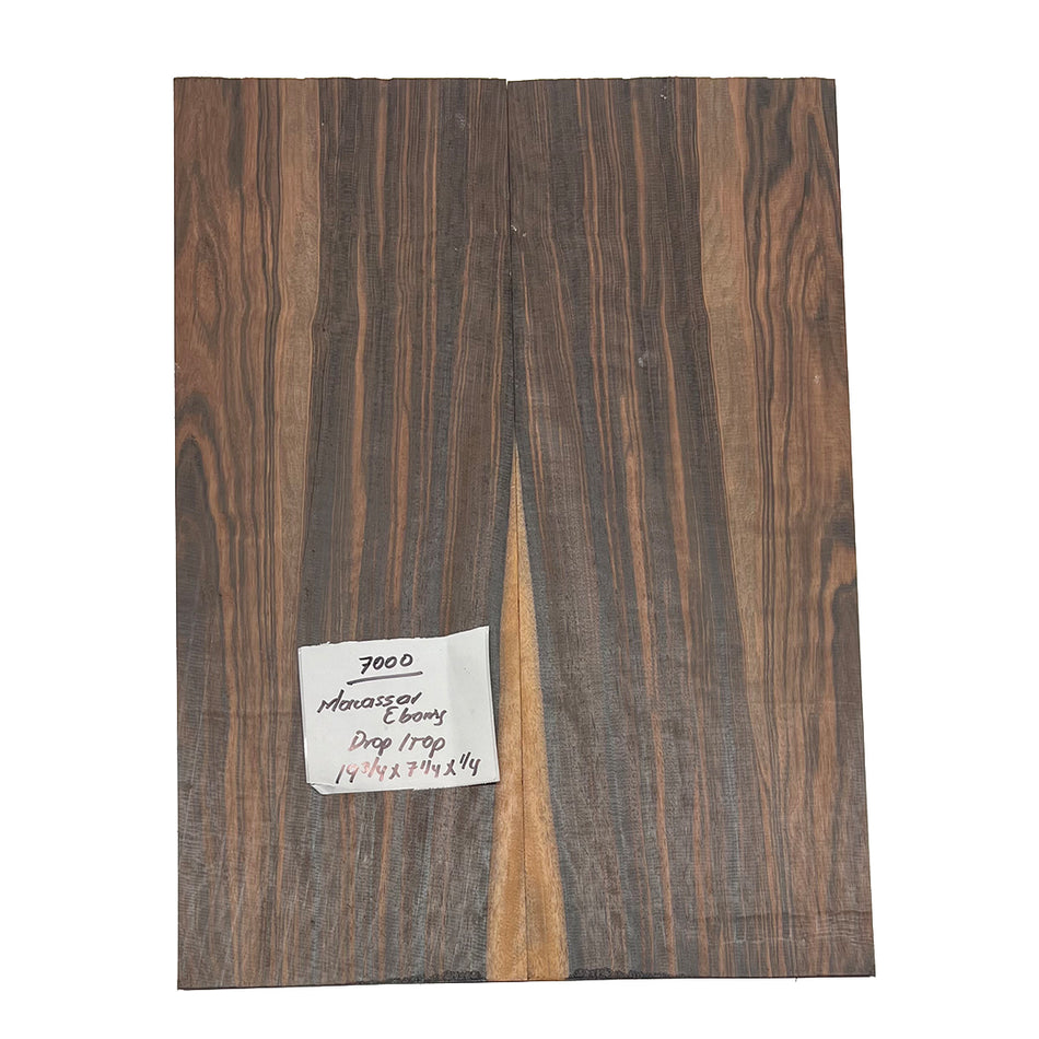 Macassar Ebony Drop Top 19-3/4" x 7-1/4" x 1/4" #7000