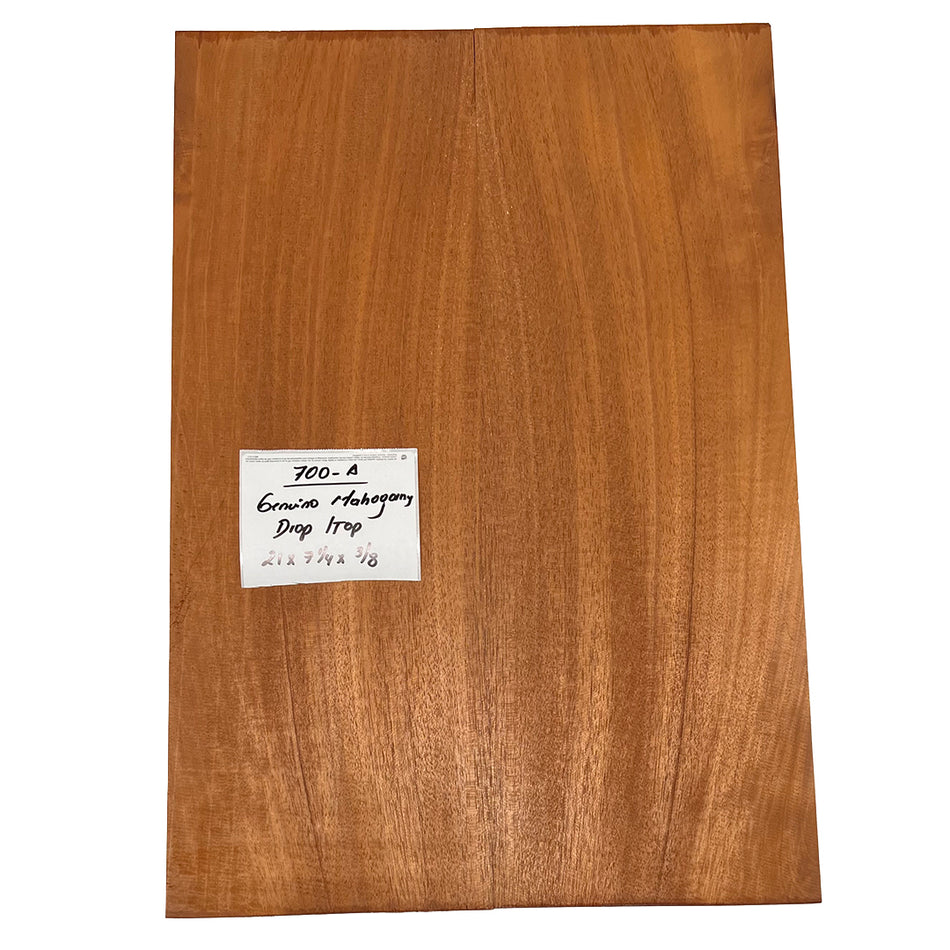 Genuine Mahogany Drop Top 21" x 7-1/4" x 3/8" #700-A