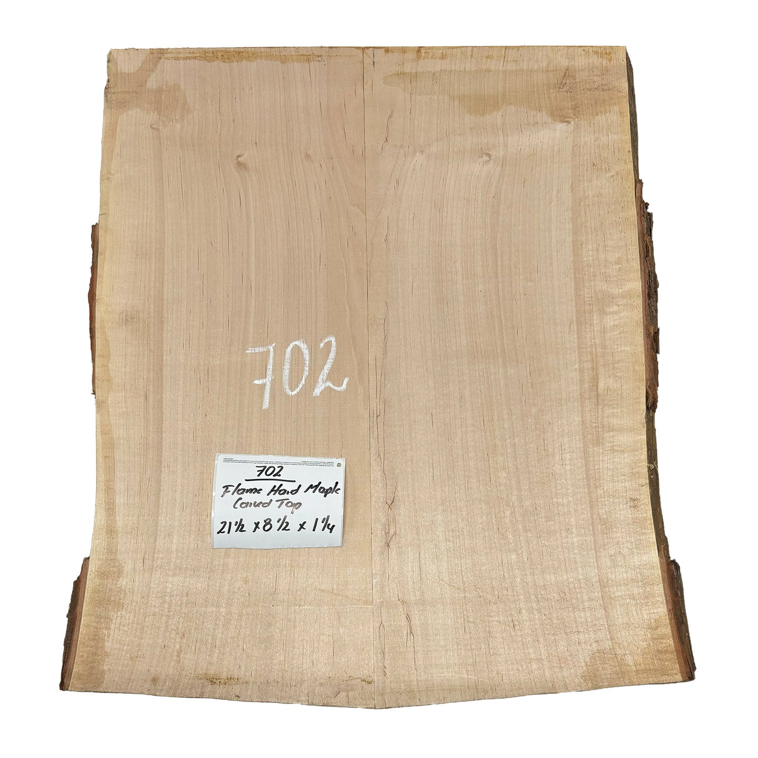 Flame Hard Maple Guitar Carved Top 21-1/2