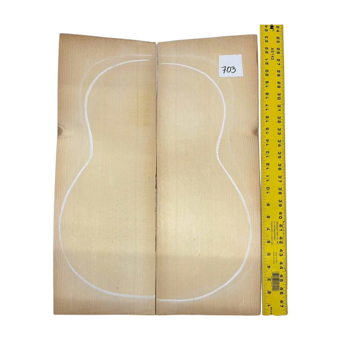 European Spruce Bookmatched Classical Guitar Tops 