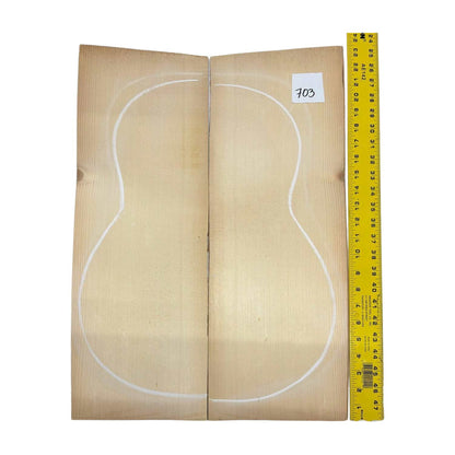 European Spruce Bookmatched Classical Guitar Tops 