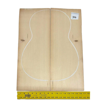 European Spruce Bookmatched Classical Guitar Tops 