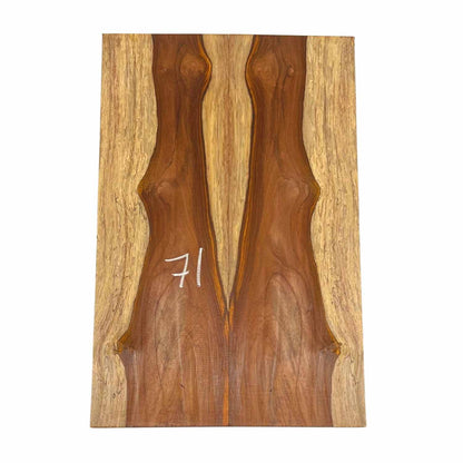 Cocobolo Bookmatched Guitar Drop Top Set - 21&quot; x 7&quot; x 3/8&quot; 