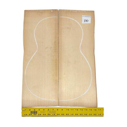 European Spruce Bookmatched Classical Guitar Tops 