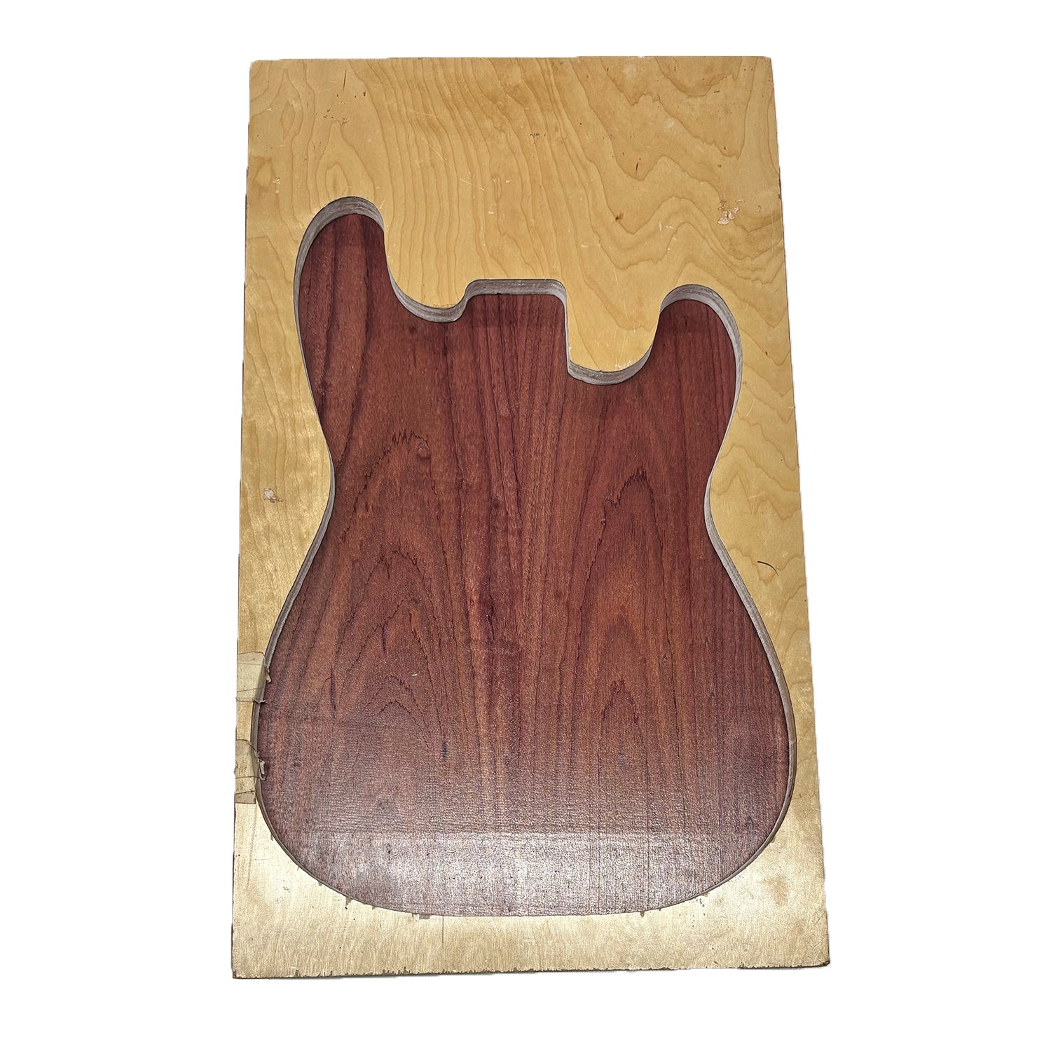 Cuerpos en blanco para guitarra Purpleheart Explorer - 28&quot; x 18&quot; x 2&quot; 