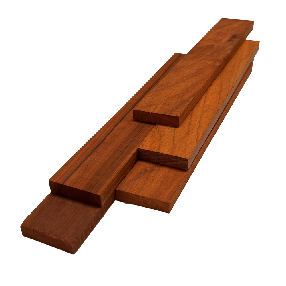 Pack of 5, Padauk Wood Cut Offs, DIY Craft Carving Lumber Cutoffs - Exotic Wood Zone - Buy online Across USA 