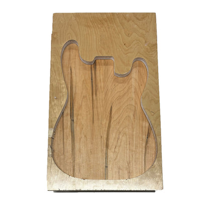 Ambrosia Maple Single Piece Guitar Body Blank - 21″ x 14″ x 2″