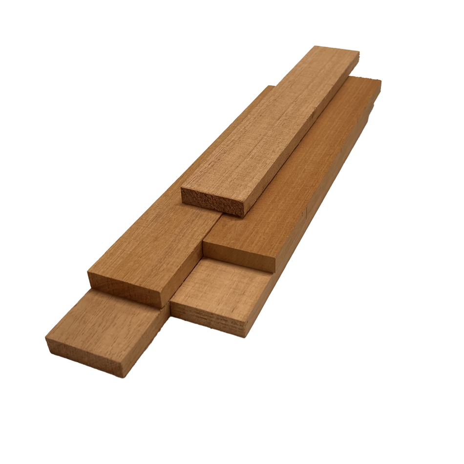 Pack of 5, Honduran Mahogany Wood Cut Offs, DIY Craft Carving Lumber Cutoffs - Exotic Wood Zone - Buy online Across USA 