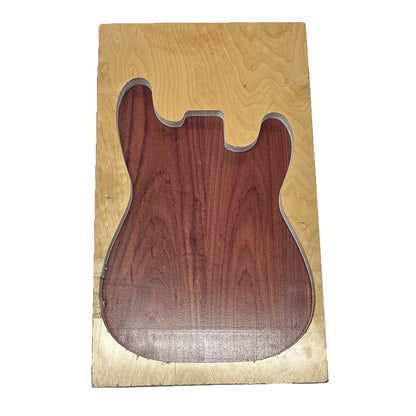 Purpleheart Semi Explorer Guitar Body Blanks -  24&quot; x 18&quot; x 2&quot;