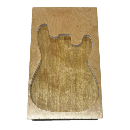 Blanco Limba Cuerpo de guitarra eléctrica/bajo espacios en blanco 21&quot; x 14&quot; x 2&quot; 