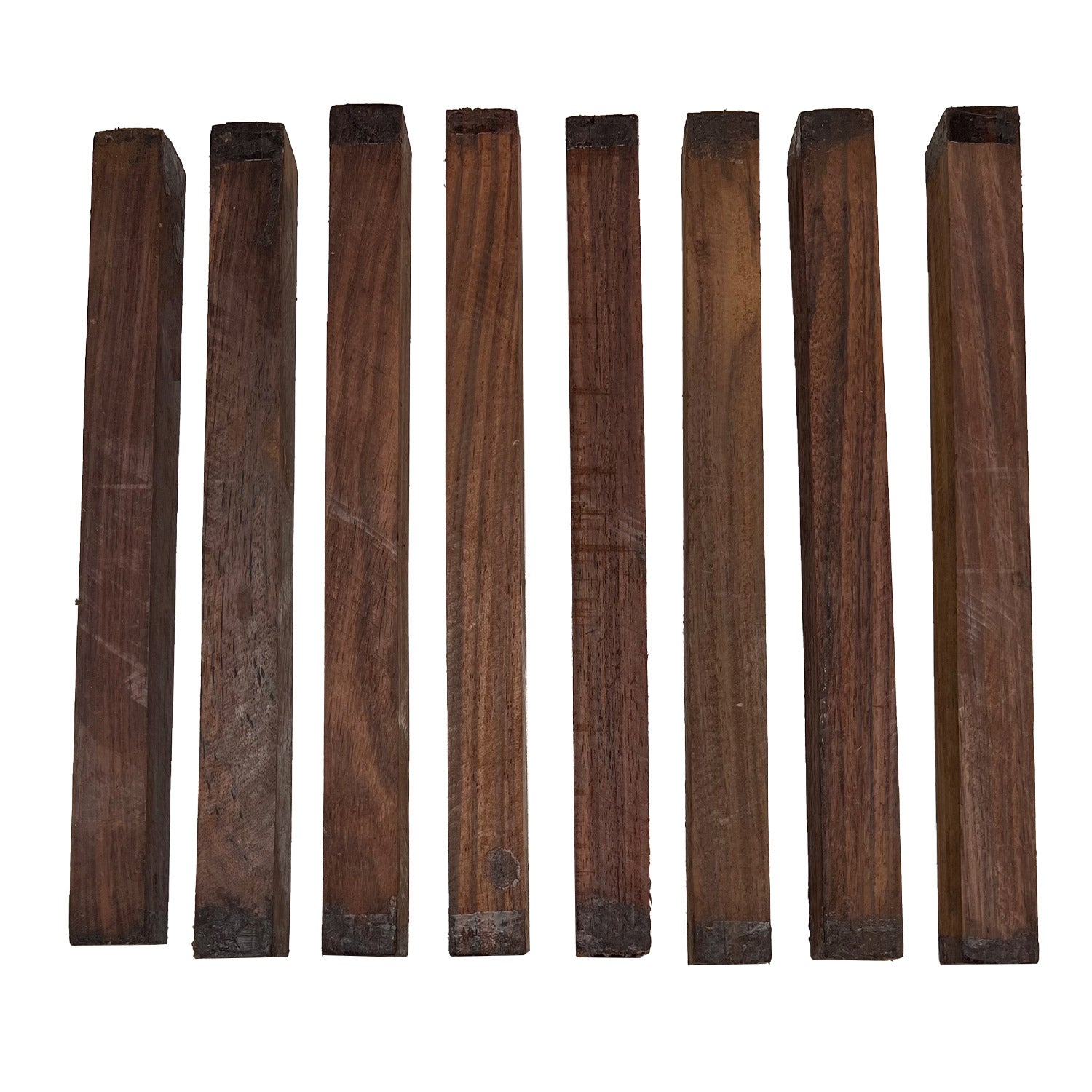 Pack of 8, Indian Rosewood Turning Blanks/Hobbywood Blanks 1” x 1” x 12” - Exotic Wood Zone - Buy online Across USA 