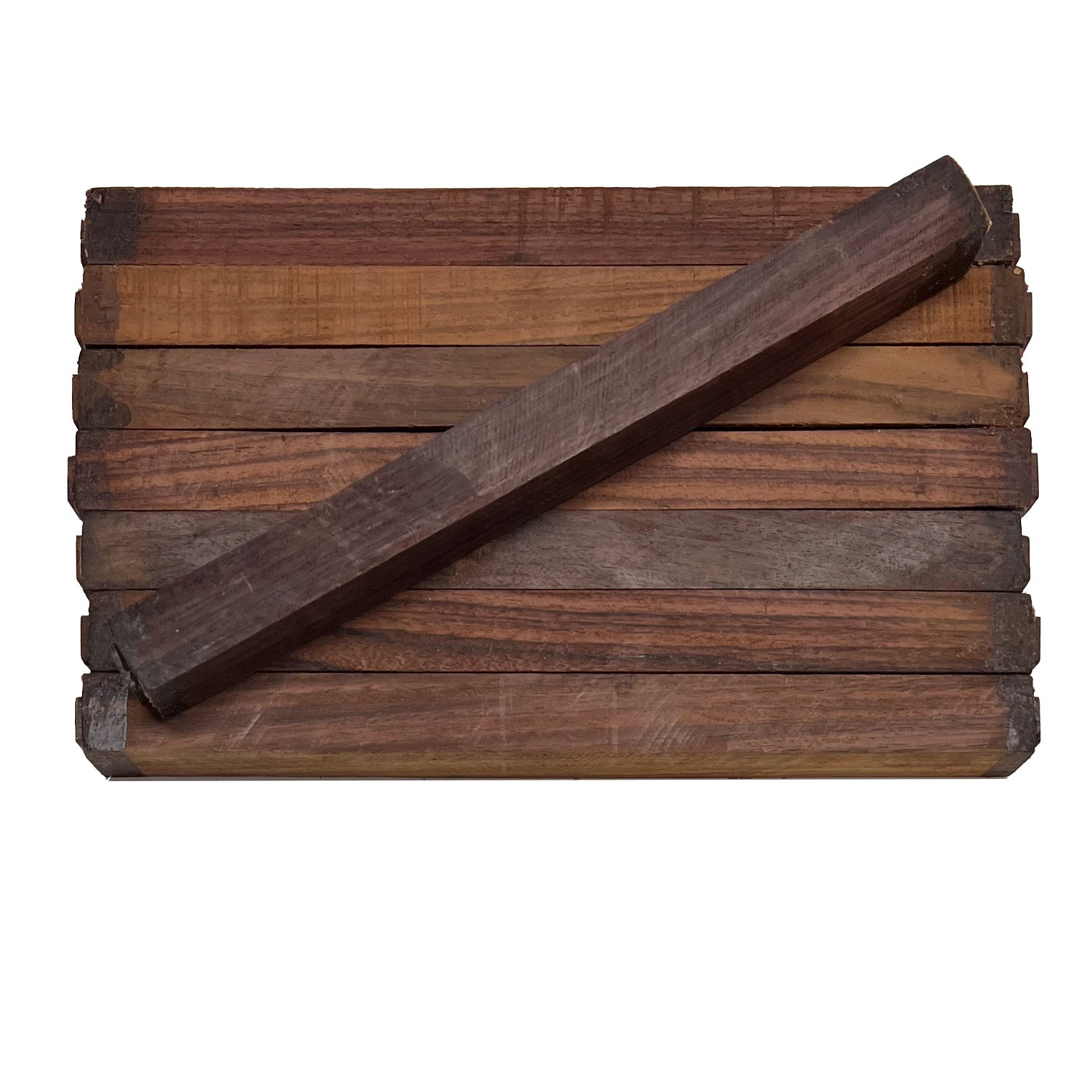Pack of 8, Indian Rosewood Turning Blanks/Hobbywood Blanks 1” x 1” x 12” - Exotic Wood Zone - Buy online Across USA 