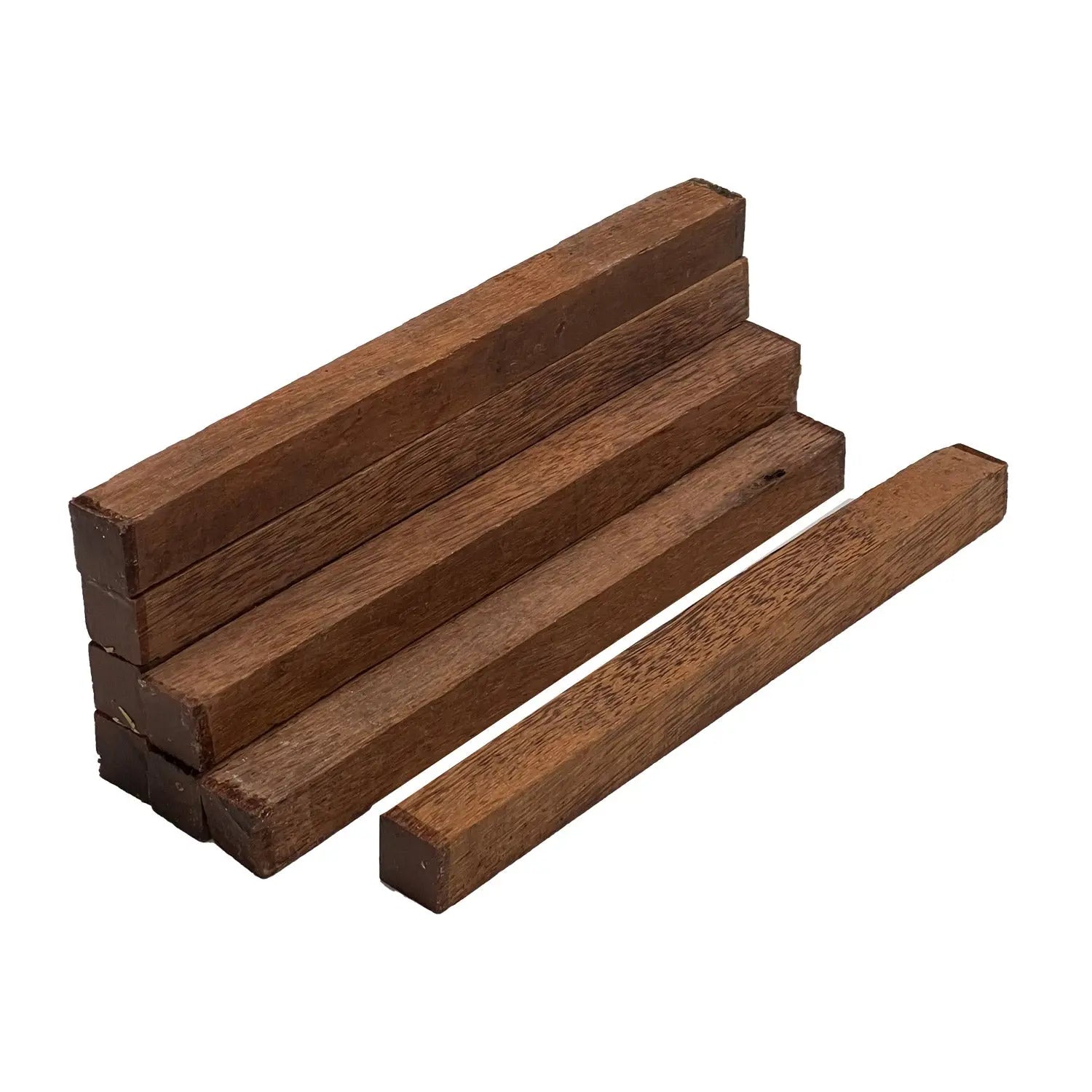 Pack of 8 Red Palm Hardwood Turning Square Wood Blanks 1 x 1 x 12 inches - Exotic Wood Zone - Buy online Across USA 