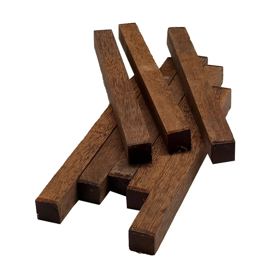 Pack of 8 Red Palm Hardwood Turning Square Wood Blanks 1 x 1 x 12 inches - Exotic Wood Zone - Buy online Across USA 
