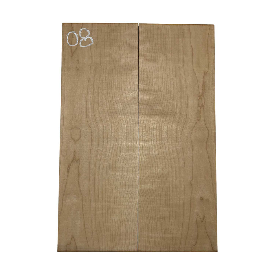 Ambrosia Maple Bookmatched Explorer Juego de tapa abatible para guitarra - 28" x 9" x 1/4"