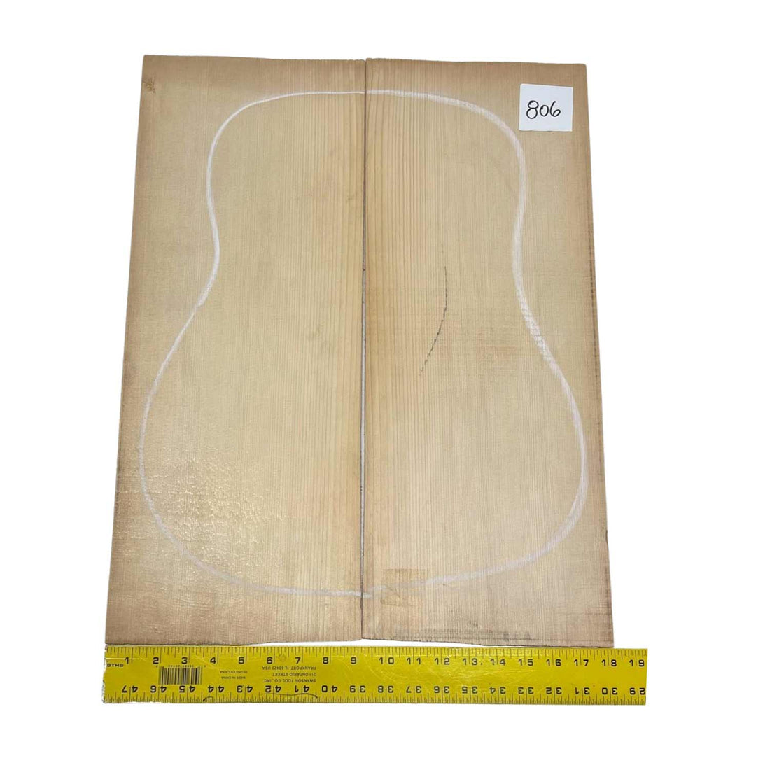 German Spruce Bookmatched Dreadnought Guitar Tops 