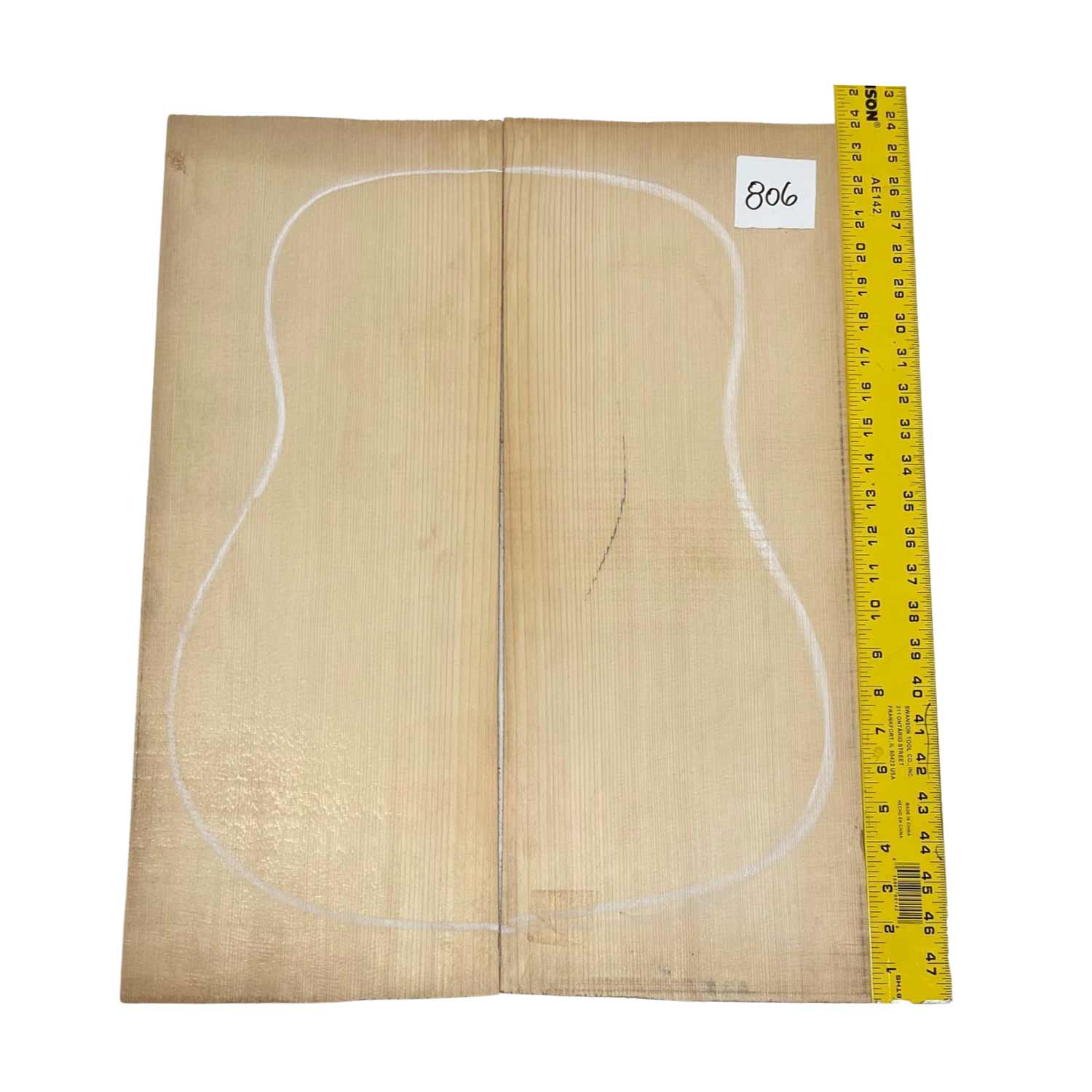 German Spruce Bookmatched Dreadnought Guitar Tops 