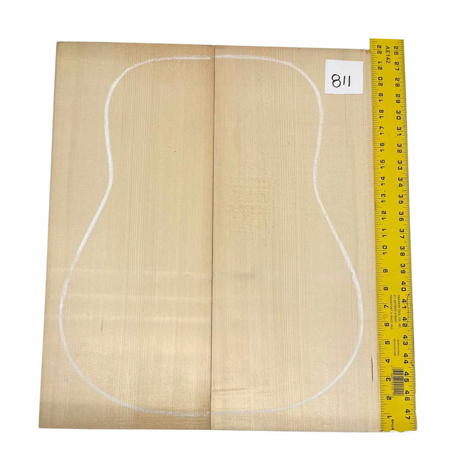 German Spruce Bookmatched Dreadnought Guitar Tops #811