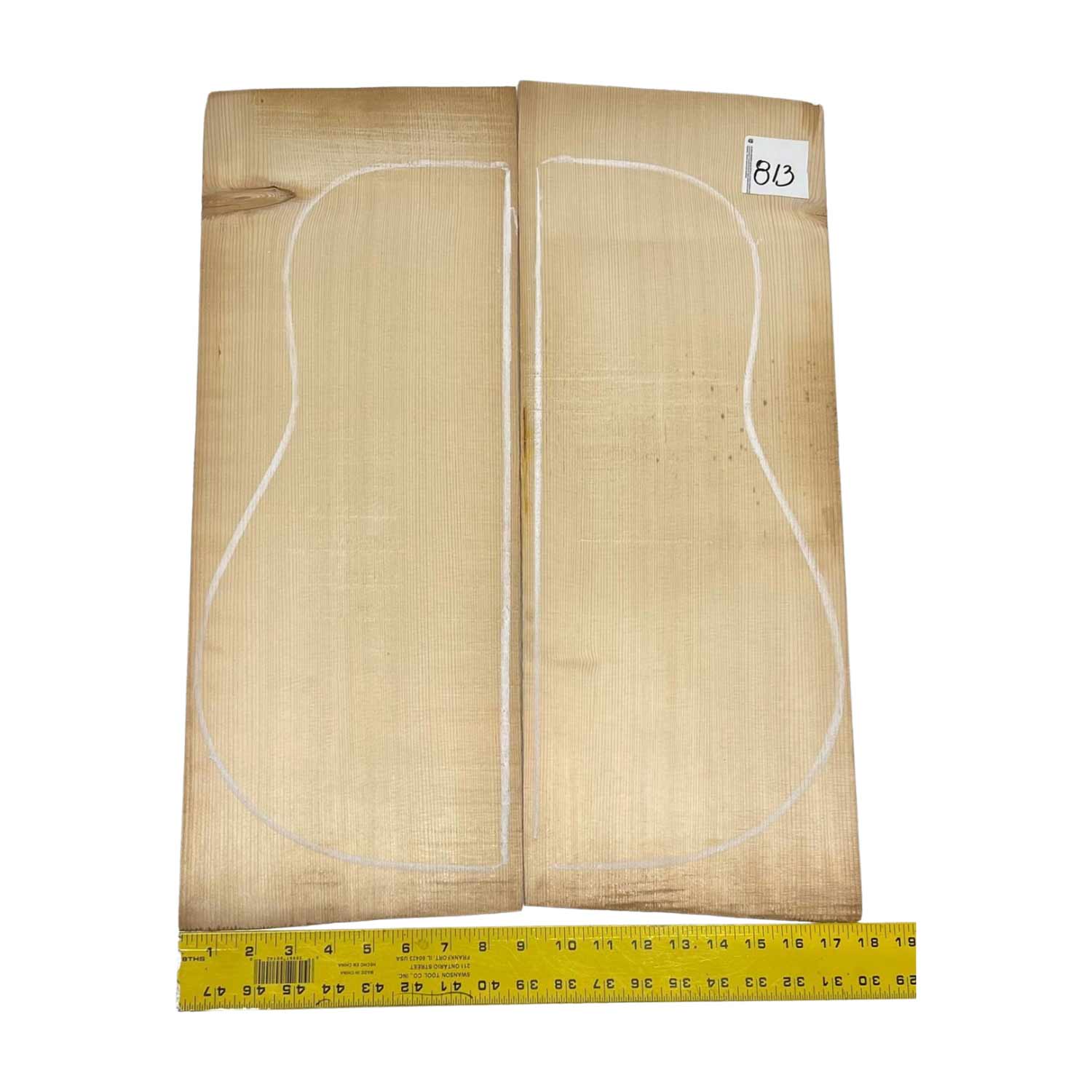 German Spruce Bookmatched Dreadnought Guitar Tops 