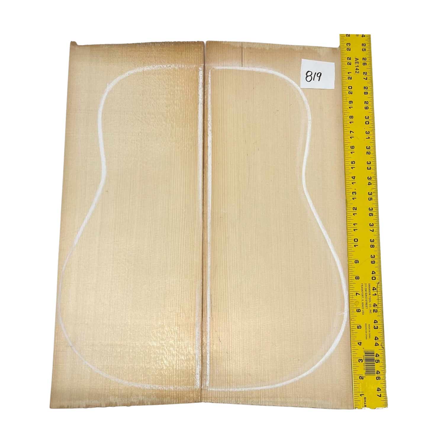 German Spruce Bookmatched Dreadnought Guitar Tops 