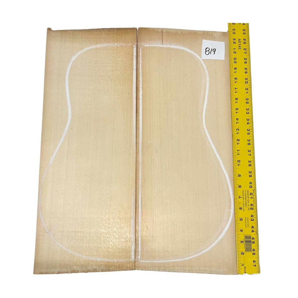 German Spruce Bookmatched Dreadnought Guitar Tops #819