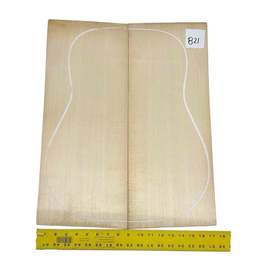 German Spruce Bookmatched Dreadnought Guitar Tops #821