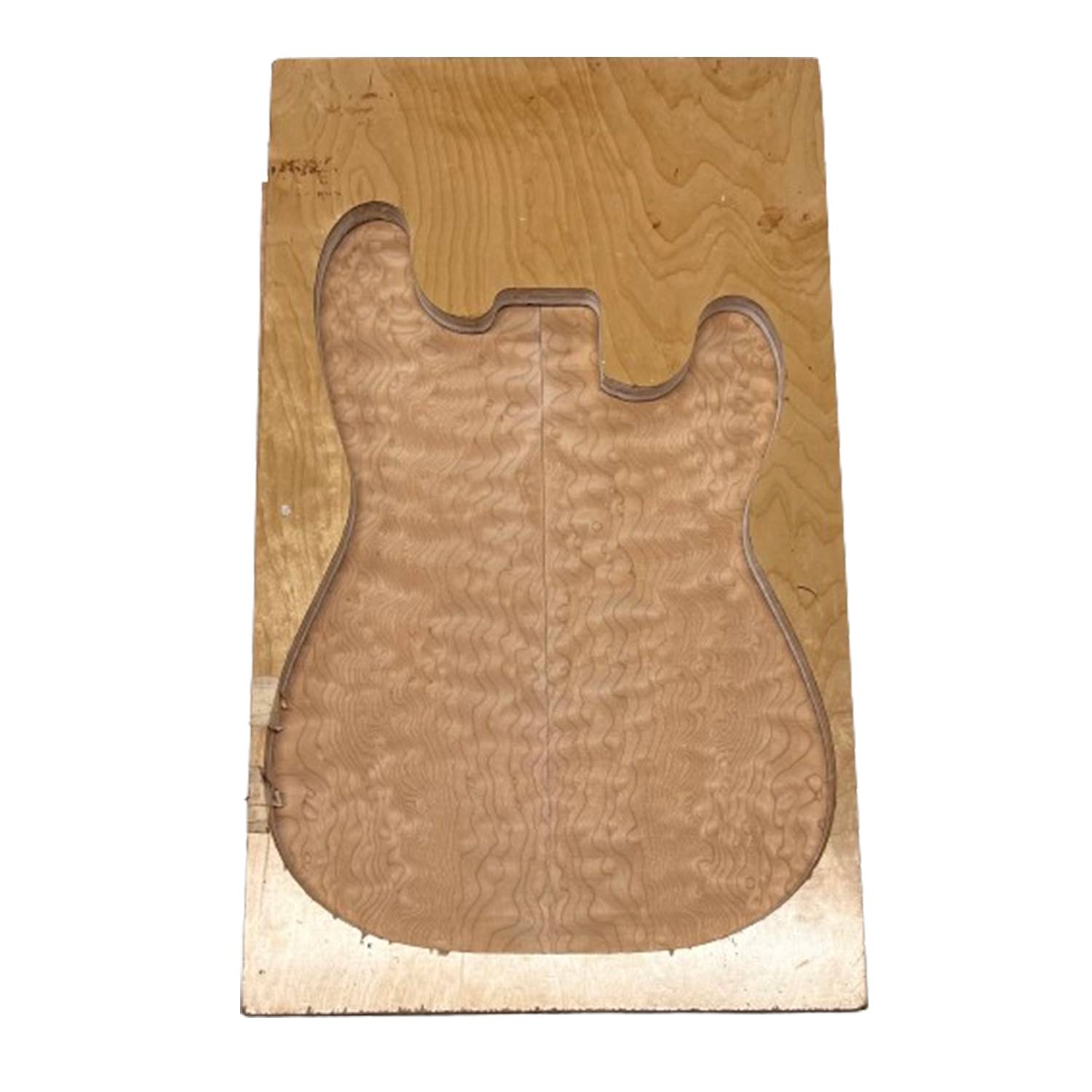 Figured Curly Soft Maple  Drop Top 21" x 7" x 1/4" #66 A - Exotic Wood Zone 