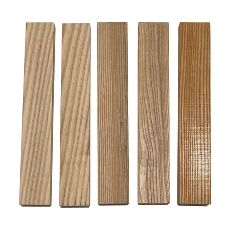 Pack of 5, White Ash Wood Cut Offs, DIY Craft Carving Lumber Cutoffs - Exotic Wood Zone - Buy online Across USA 