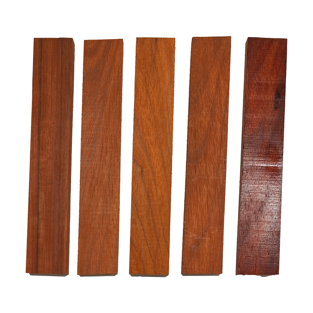 Pack of 5, Padauk Wood Cut Offs, DIY Craft Carving Lumber Cutoffs - Exotic Wood Zone - Buy online Across USA 