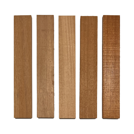 Pack of 5, Honduran Mahogany Wood Cut Offs, DIY Craft Carving Lumber Cutoffs - Exotic Wood Zone - Buy online Across USA 