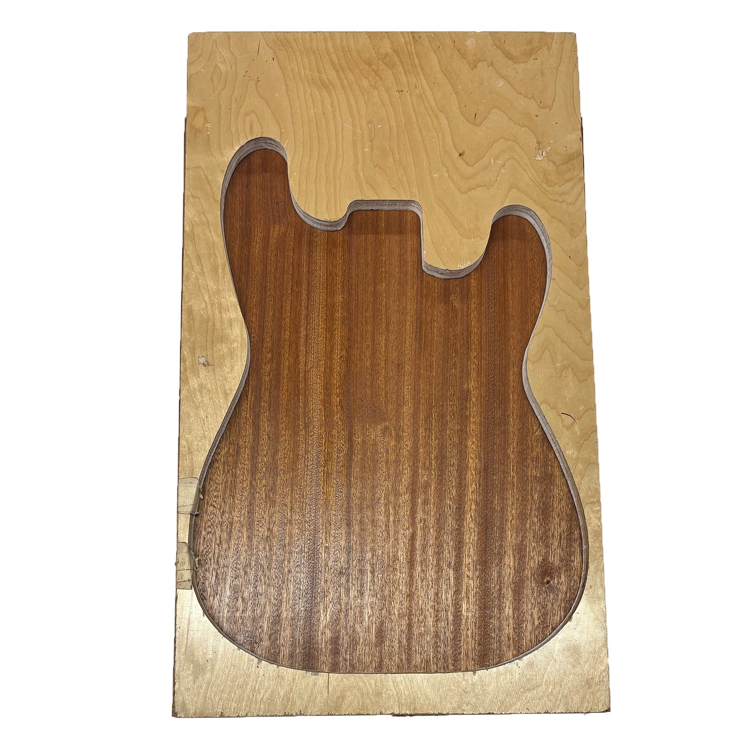 Cuerpos en blanco para guitarra Sapeli de primera calidad - 21&quot; x 14&quot; x 2&quot;