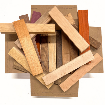 Box of 12 Long Mixed Species Craft Boards - Free Shipping! – Woodchucks  Wood
