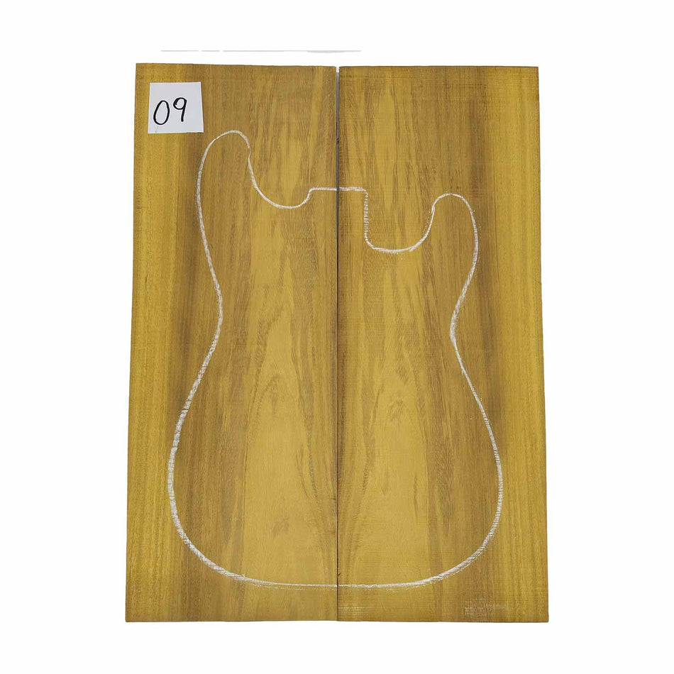 Tapas abatibles para guitarra Bocote Bookmatched 21" x 7" x 1/4"