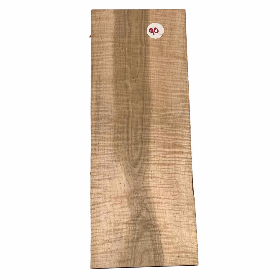 Curly Hard Maple Lumber 24" x 9" x 3/4" #90