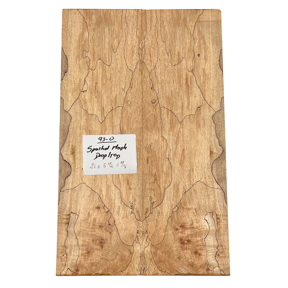 Spalted Hard Maple Drop Top 21" x 6-1/2" x 1/4" #93-D