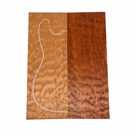 Cherry Mahogany Drop Top 21" x 7-5/8" x 1/4" #94 - Exotic Wood Zone 